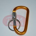 Mosquetón bombero aluminio 8 x 80 mm