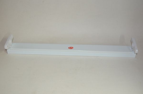Regleta fluorescente 2 tubos de led 18w vistos
