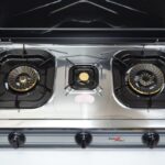 Cocina sobremesa 3 fuegos con termopar COMGAS 