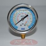 Manómetro baja azul para R22 - R134A - R404A - R407C
