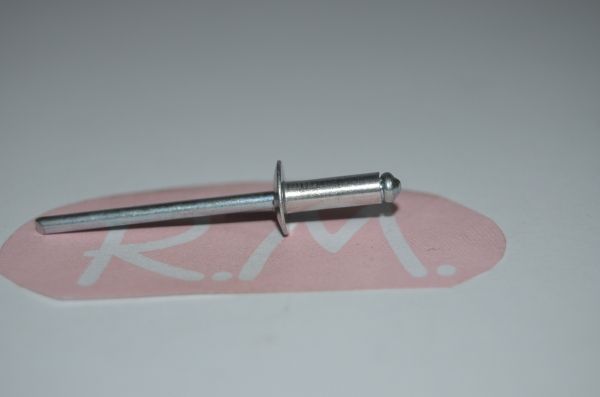Remache aluminio cabeza ancha 4 x 12 mm