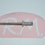 Remache cabeza alomada 3.4 x 9 mm