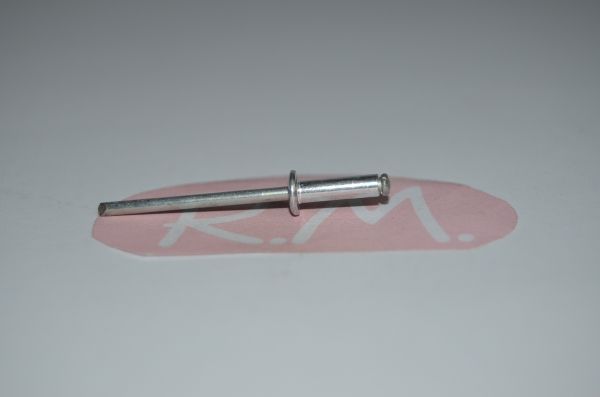 Remache cabeza alomada 3.4 x 12 mm