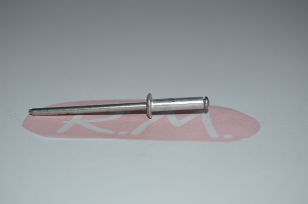 Remache cabeza alomada 3.4 x 14 mm