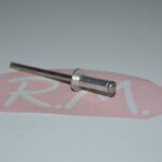 Remache cabeza alomada 4 x 12 mm