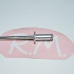 Remache cabeza alomada 5 x 12 mm