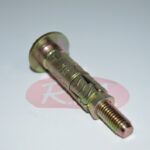Anclaje metálico con tornillo M10 x 80 Ø16