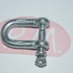Grillete recto galvanizado M-6 1/4