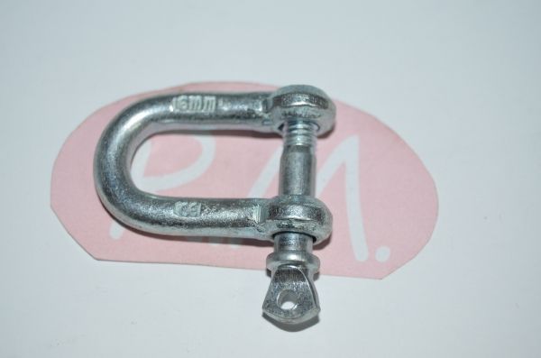 Grillete recto galvanizado M-6 1/4