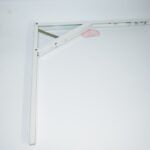 Palomilla abatible blanca 40 cm