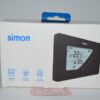 Termostato digital programable Simon AF521103 negro