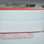 Velcro adhesivo ancho 20 mm blanco 
